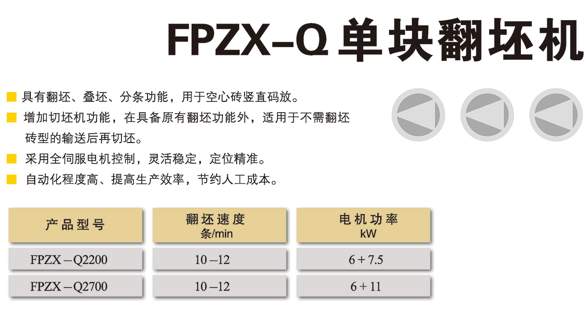 FPZX-Q 单块翻坯机